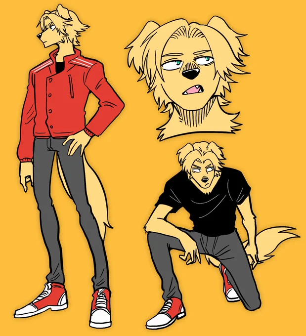 細長い犬お兄さん 