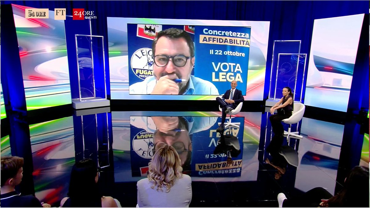 We are pleased to welcome Matteo Salvini, Italy's Vice-President of the Council of Ministers, and Minister of Infrastructure and Transport to #MadeInItalySummit for a discussion with <a href="/MoryaLongo/">Morya Longo</a> and <a href="/MariangelaPira/">Mariangela Pira</a>