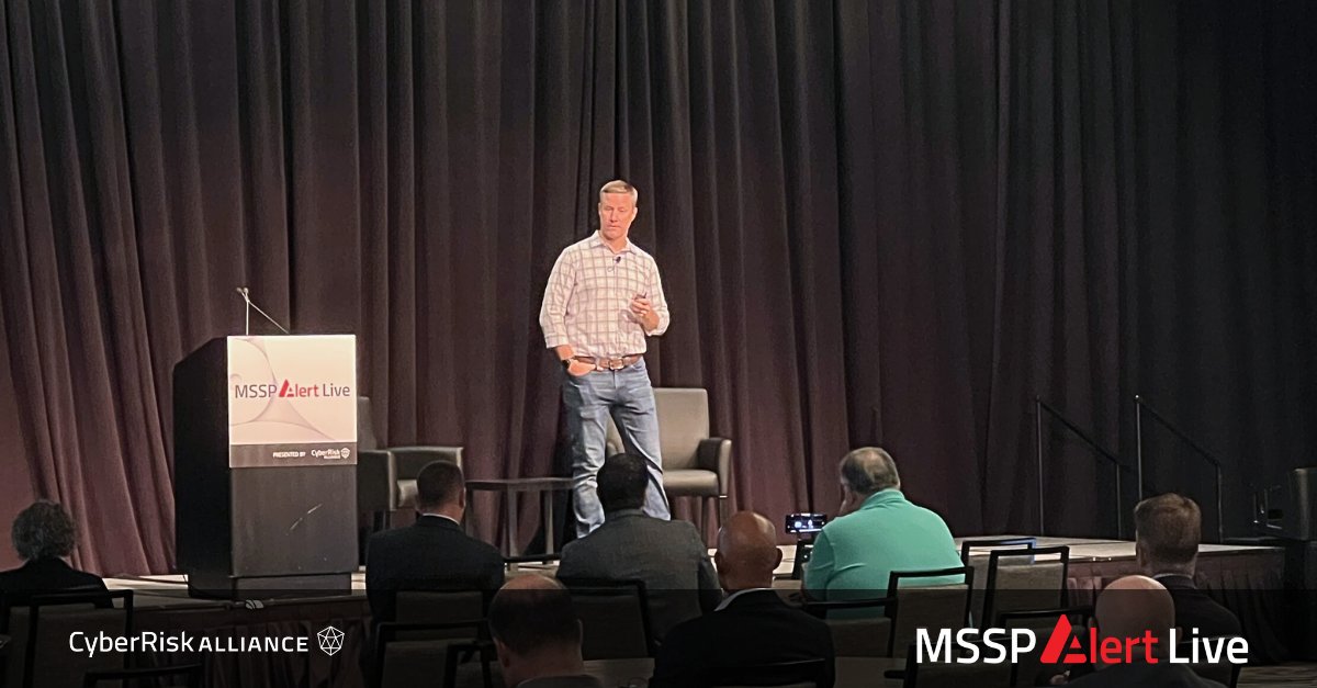 msspalert's tweet image. &quot;Don&apos;t Panic: Preparing for Disaster&quot; with David MacKinnon, Chief Security Officer of N-able is your guide to crisis readiness. In this keynote, attendees learned best practices for creating and practicing your plan and how to be ready when an incident occurs.

#MSSPAlertLive