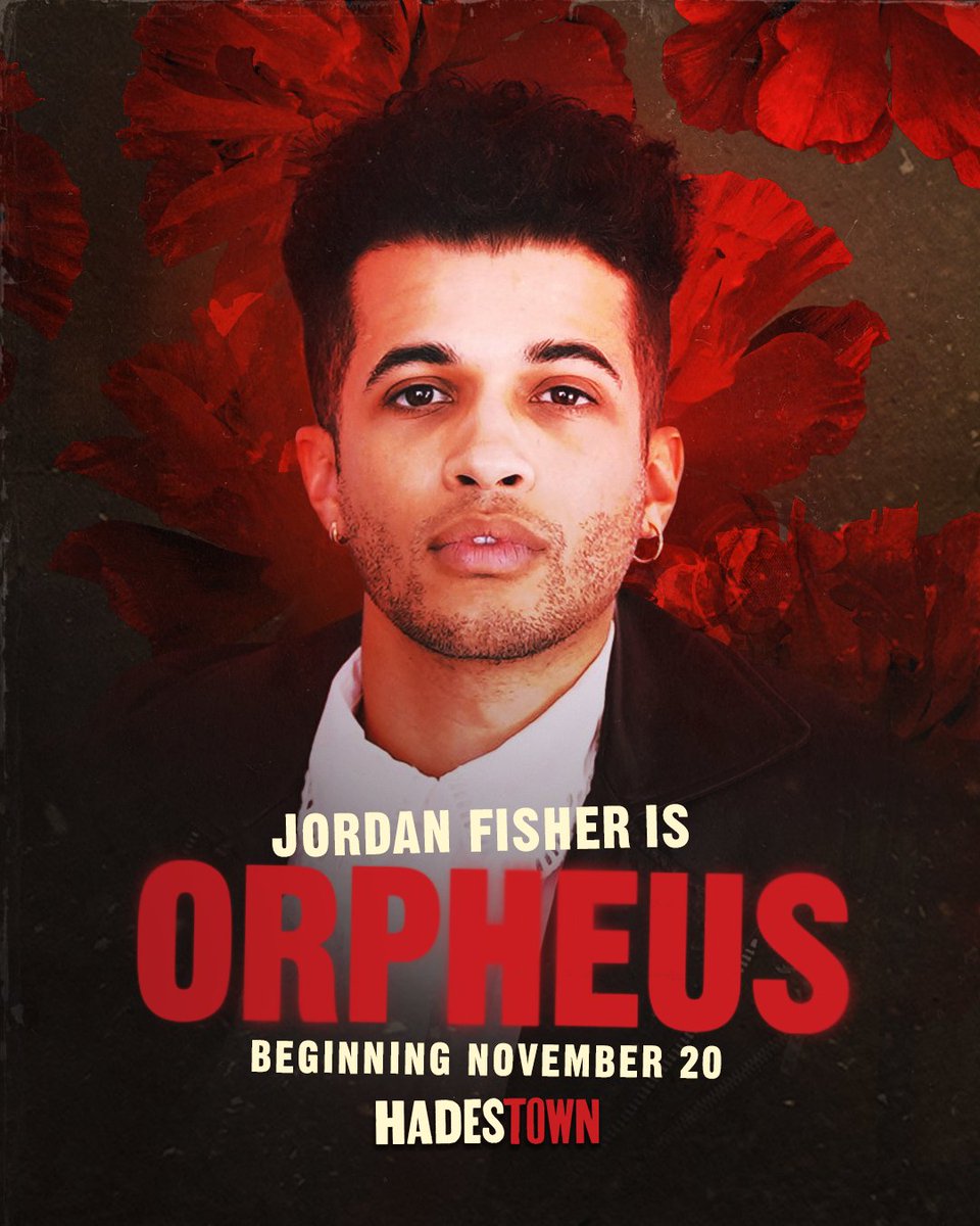 He's workin' on a song— <a href="/jordanfisher/">papa fish</a> is Orpheus starting November 20th.