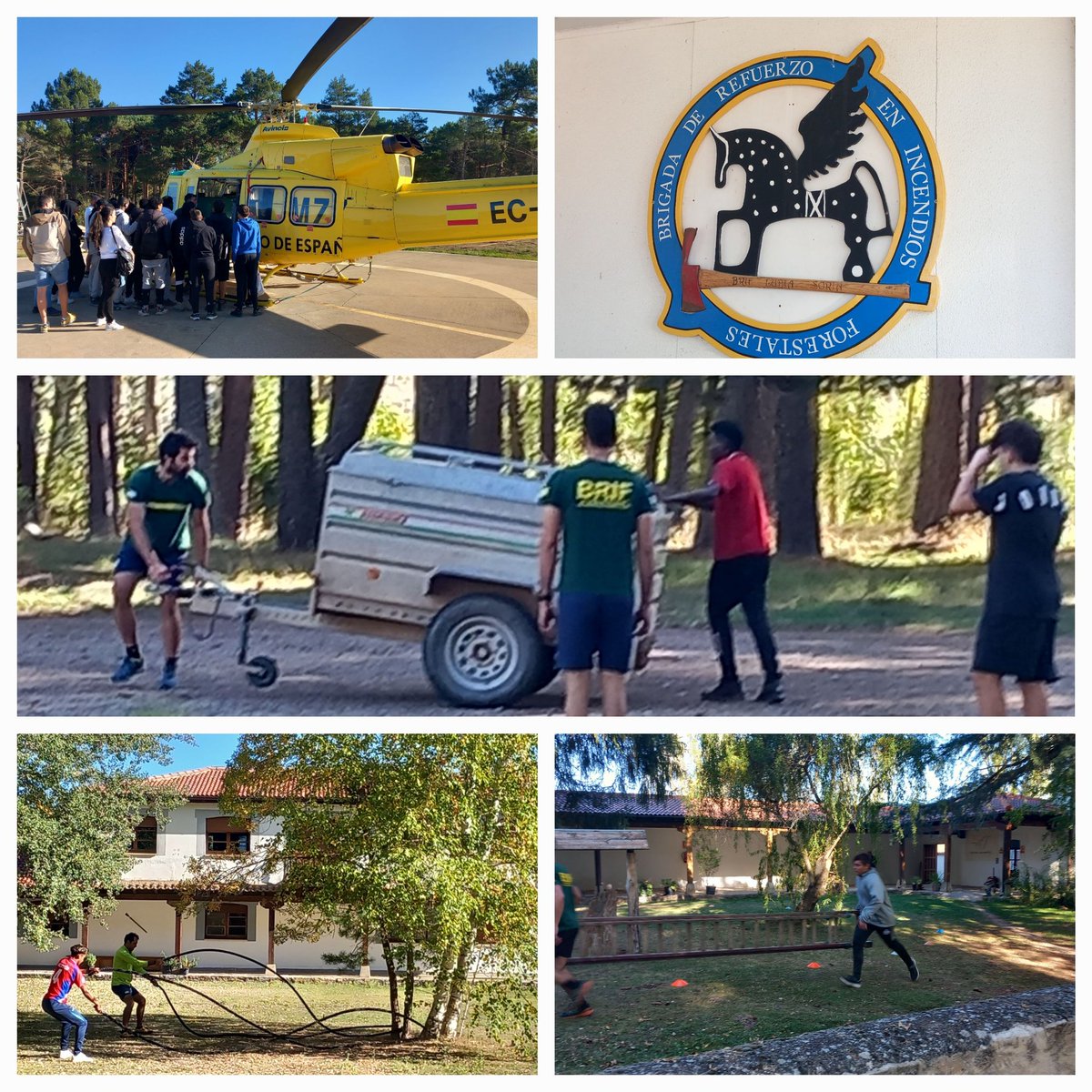 cifppicofrentes's tweet photo. Muchas gracias  @briflubia por una jornada genial compartida con alumnos de #FPB #Madera #Automoción
Hemos conocido sus instalaciones, entrenado con ellos, aprendido sobre su labor, presenciado un simulacro de  incendio con intervención de helicópteros. 
👏👏por vuestra tarea https://t.co/nw4aAV7JbM