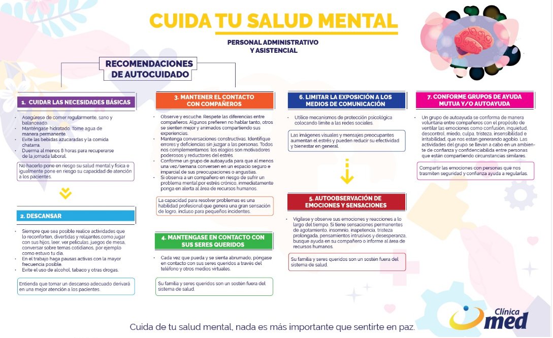 laclinicamed's tweet photo. Día mundial de la salud mental.

🧠Busquemos apoyo cuando lo requiramos y trabajemos juntos para fomentar un entorno comprensivo y empático. Unámonos para construir un mundo mentalmente más saludable.
.
.
.
 #SaludMental #DiaMundialdelaSaludMental #ClinicaMed https://t.co/iVS2MEximQ