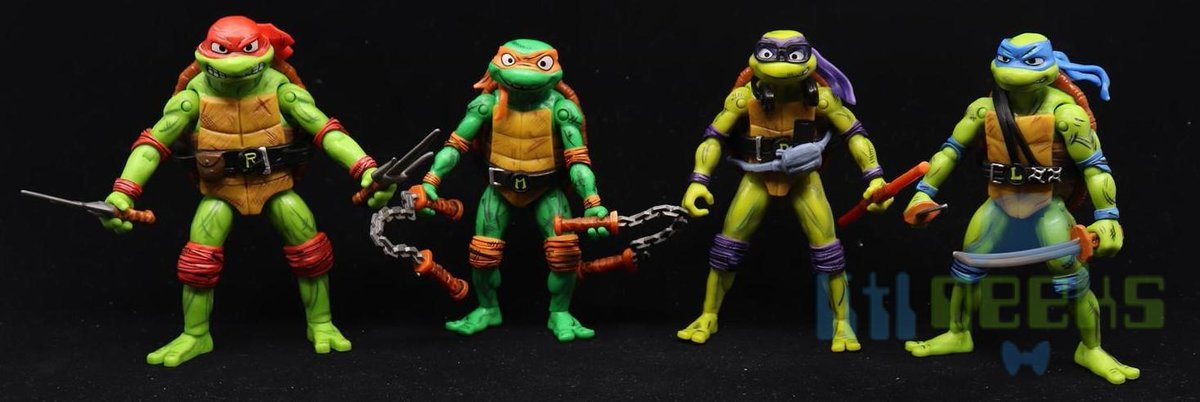 TMNT Mutant Mayhem Glow-in-the-Dark Making of A Ninja Action Figures -You  Choose