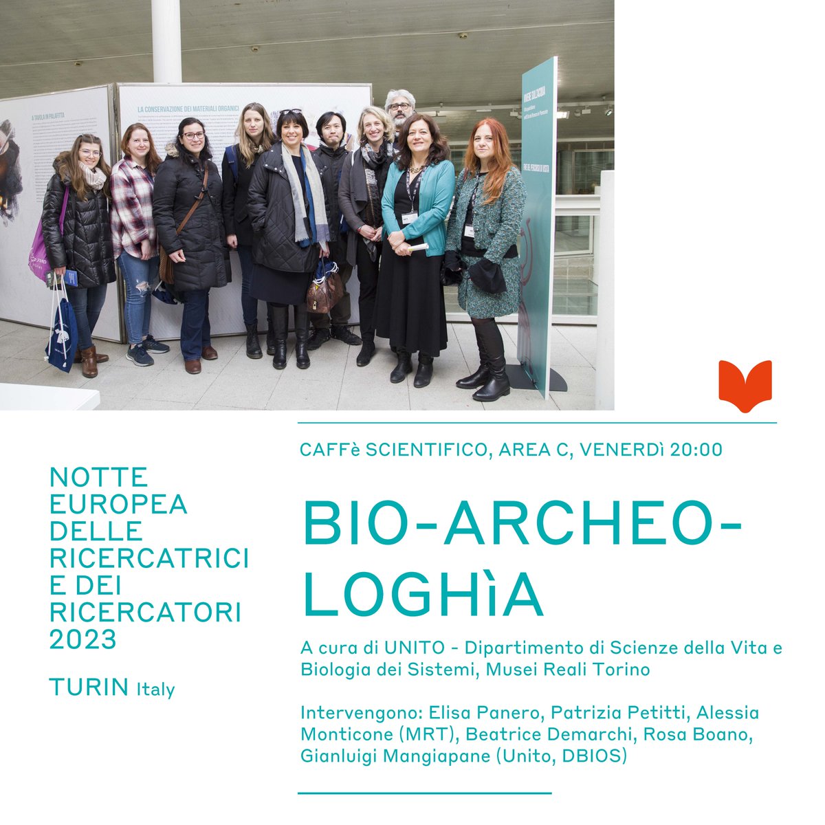 dbiosunito's tweet image. UNIGHT 2023 - &quot;BIO-ARCHEO-LOGHIA&quot;, un caffè scientifico sull&apos;importanza della missione conservativa dei Musei

#UNIGHTproject #united4research
#notteeuropeadeiricercatori #MSCAnight #EuropeanResearchersNight