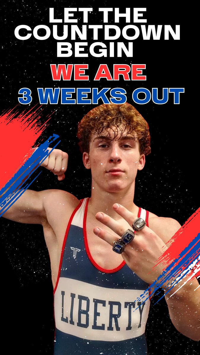 GoLHSWrestling's tweet photo. Let the countdown begin! We are 3 weesk from the start of the 23-24 season. Interest meeting &amp; preseason practice announcements coming soon. #LevelUp @LHSEAGLESVA https://t.co/gzCYHDymVE
