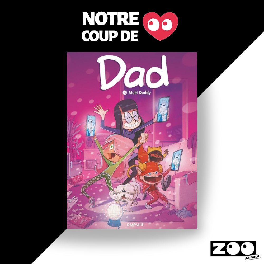 ➡ Dad, T10 : Multi Daddy, de Nob, aux éditions <a href="/EditionsDupuis/">Éditions Dupuis</a> - #coupdecœur
 
La chronique est disponible en suivant ce lien ! zoolemag.com/album-bd/dad/3…

#BD #bandedessinée #coupdecœur #dupuis