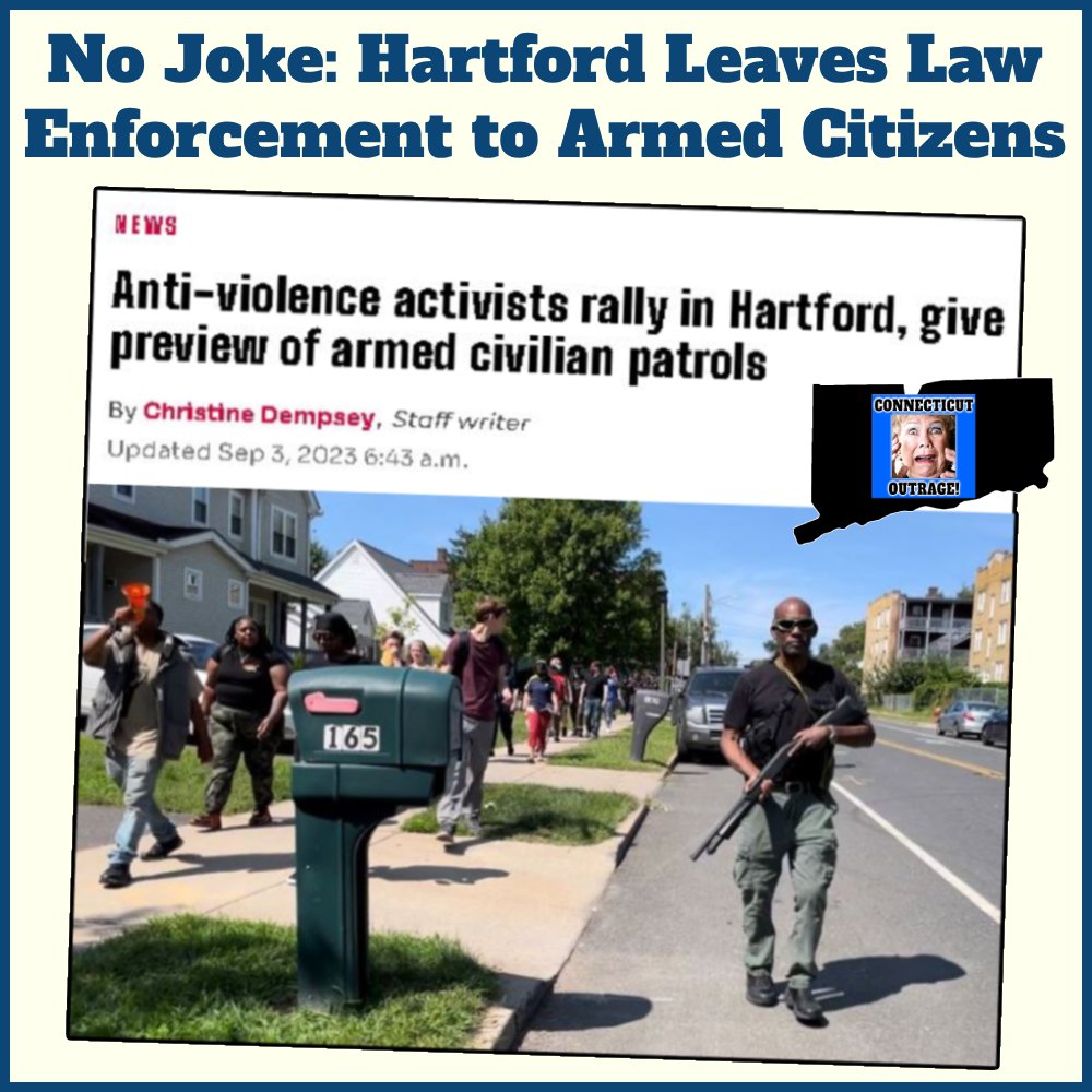 OutrageCT's tweet photo. Amid chants of “Let’s patrol,” a group of activists — some CARRYING GUNS — recently patrolled a North End street.
https://t.co/zBxxutIH44
#OutrageCT #Connecticut #CTGOP_Rapid #CTSenateGOP #cthouserules #ctpolitics #TeamRealityCT #CTParent301 #CTDems #CTGOP #ctcrime #Hartford
