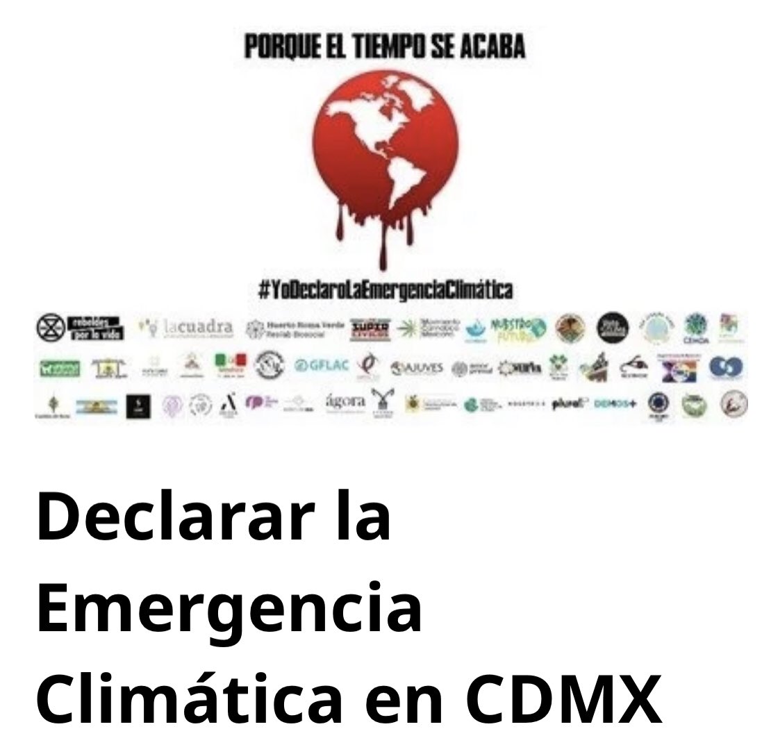 aurel_gt's tweet photo. La acción climática debe ser una prioridad de Estado, de los estados y del poder legislativo frente a esta crisis que le cuesta más a los que menos tienen. #Urgente 🌎🔥declarar la #EmergenciaClimática. Hoy presentaremos un exhorto en @Mx_Diputados. De eso escribí en @elsolde_mexico https://t.co/PewePVxzxz

También entregaremos casi 25 firmas recopiladas en @Change_Mex para exigir esta declaratoria. SIGUE FIRMANDO: https://t.co/n3UKTt6aHK