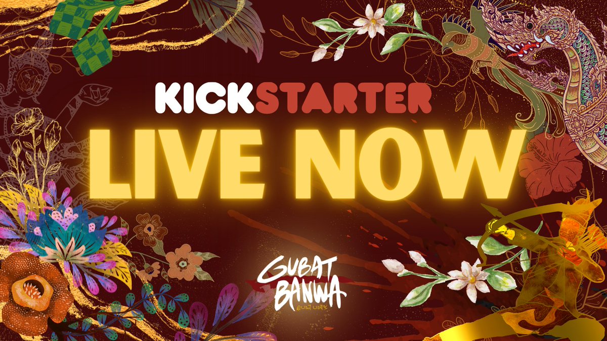 The time has come. Raise the sails, sound the horns, bang the gongs! Glory awaits. It's time to sail the sky and seize heaven's thunderclaps! ⚔️⚡️🔥 Gubat Banwa's KS is LIVE NOW! ⬇️🔗