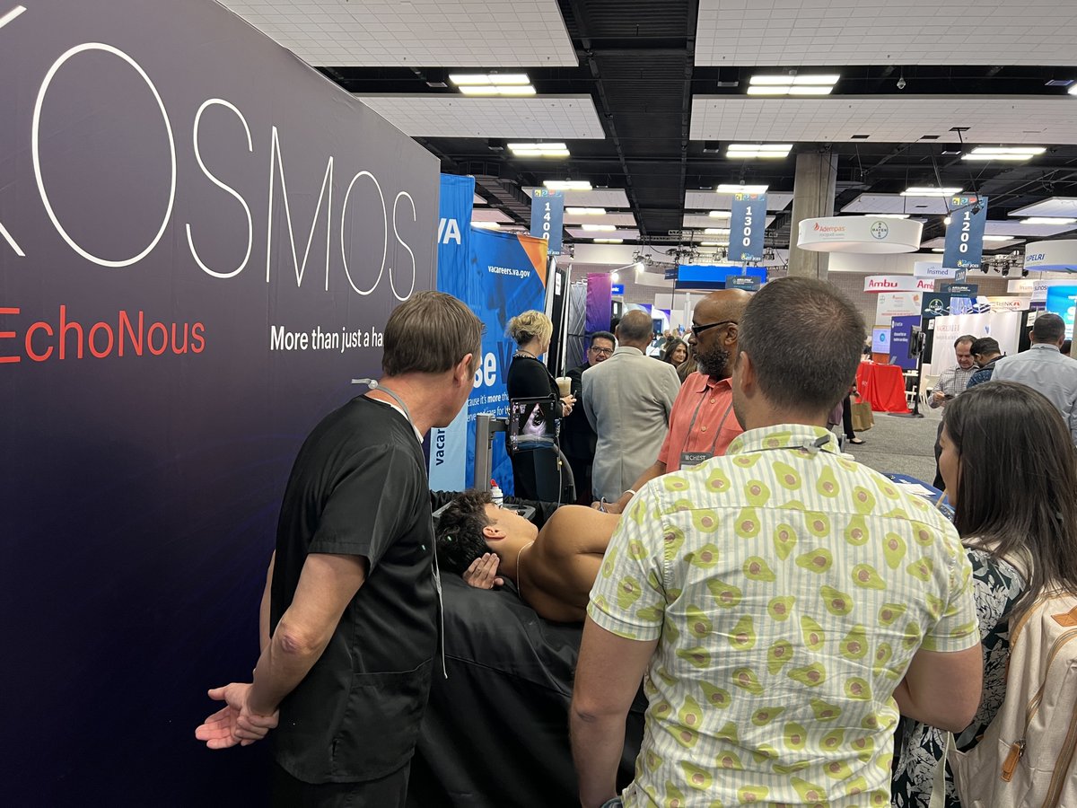 EchoNous_Inc's tweet photo. Aloha from Hawaii! Day 2 of #CHEST2023 is here - hope you're having an awesome conference so far! Be sure to swing by our booth #1345 and say hi to our team. We'd love to continue conversations from yesterday and start many more today!

#KosmosPlatform #POCUS https://t.co/mkjo2xmKDZ