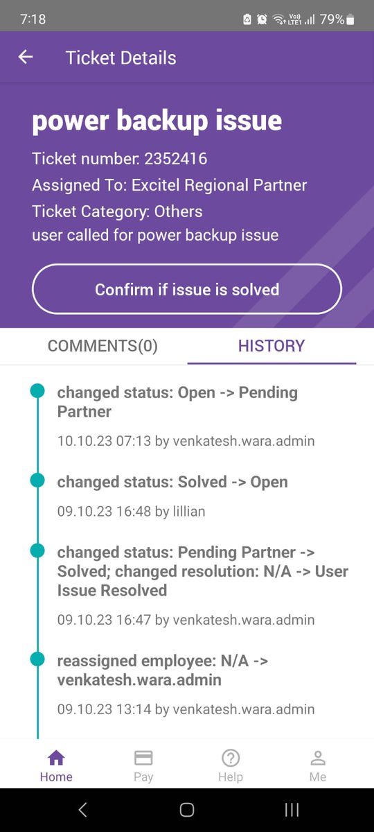 PrajwalGupta28's tweet photo. @excitel_rocks NO Internet due to no UPS backup at your area hub, issue not resolved since 15 days, even after many followup. WFH affected. Pathetic customer service and unprofessionalsim to the core. Tickets are just closed without any resolution. https://t.co/b9WS5x78T8