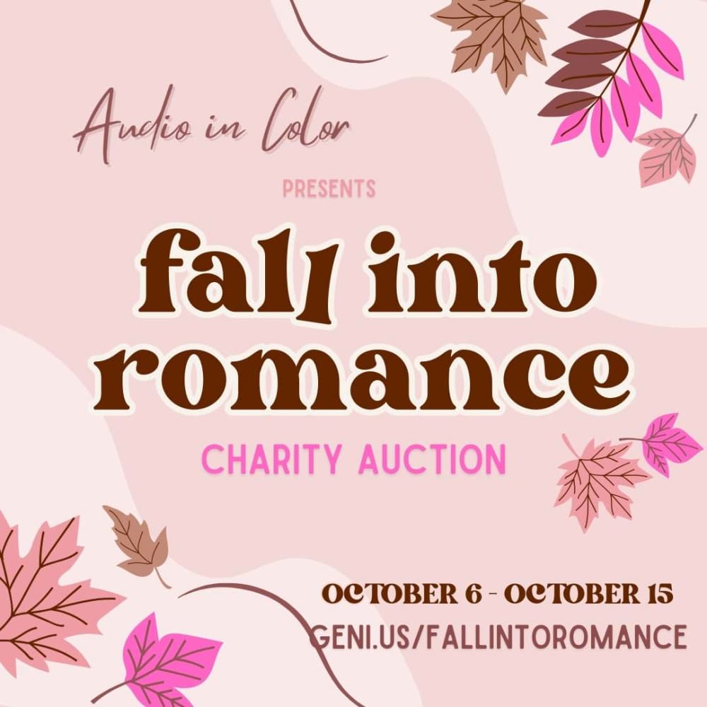 Please consider supporting the Fall into Romance charity auction for Audio in Color, a nonprofit helping authors of color create their first self-published audiobook. Auction ends Sunday, October 15, 2023. 

Learn more: openmylink.in/FallintoRomanc…

 #SJFBooks #FallintoRomanceAuction