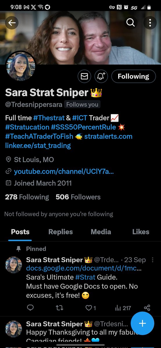 uriasdw's tweet photo. @TradeSniperSara Everything looks like you page but small difference. Just not sure. https://t.co/An9ImyuDxY