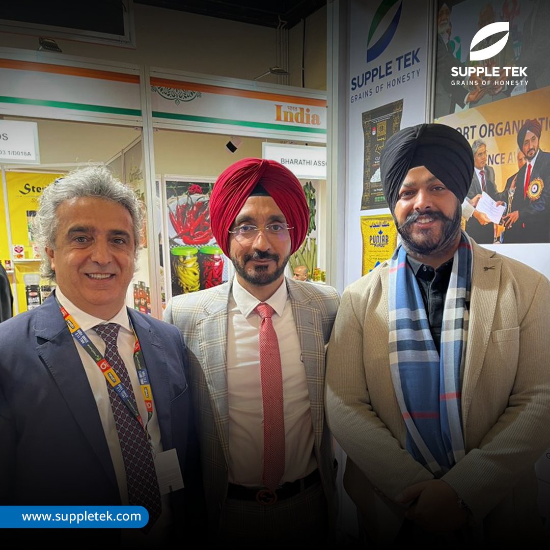 SuppleTek's tweet photo. Come, savour the flavours of Indian Basmati at @anugacologne hall 3.1, stall D014a, Koelnmesse, Cologne, Germany.

#SuppleTek #GrainsofHonesty #Anuga #Germany #Basmati #Ricemill #Exporter #India https://t.co/Rg53pBnzWa