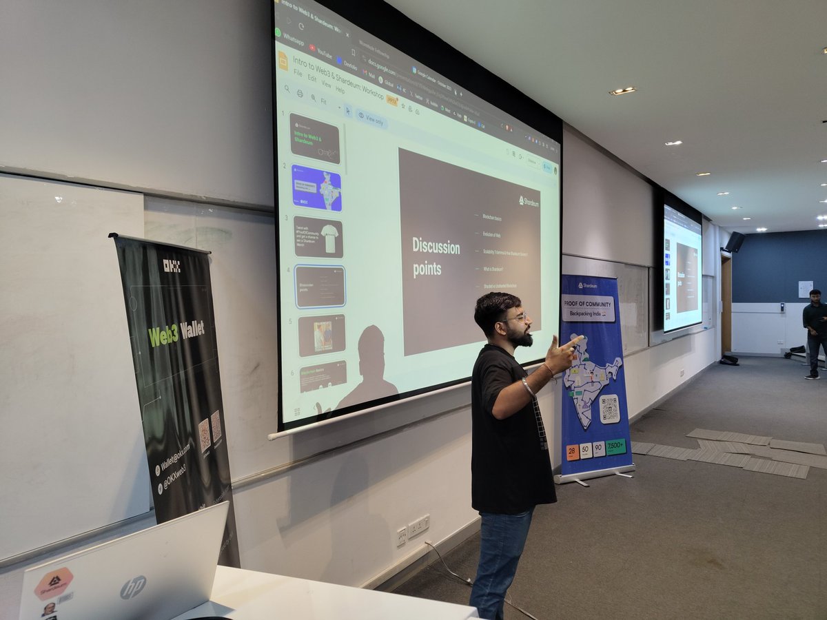 Mindventor's tweet photo. interesting workshop going on!!!! Learning from the best !!! #proofofcommunity @shardeum @okx @LoveneeshDhir https://t.co/LAOVIkxDyQ