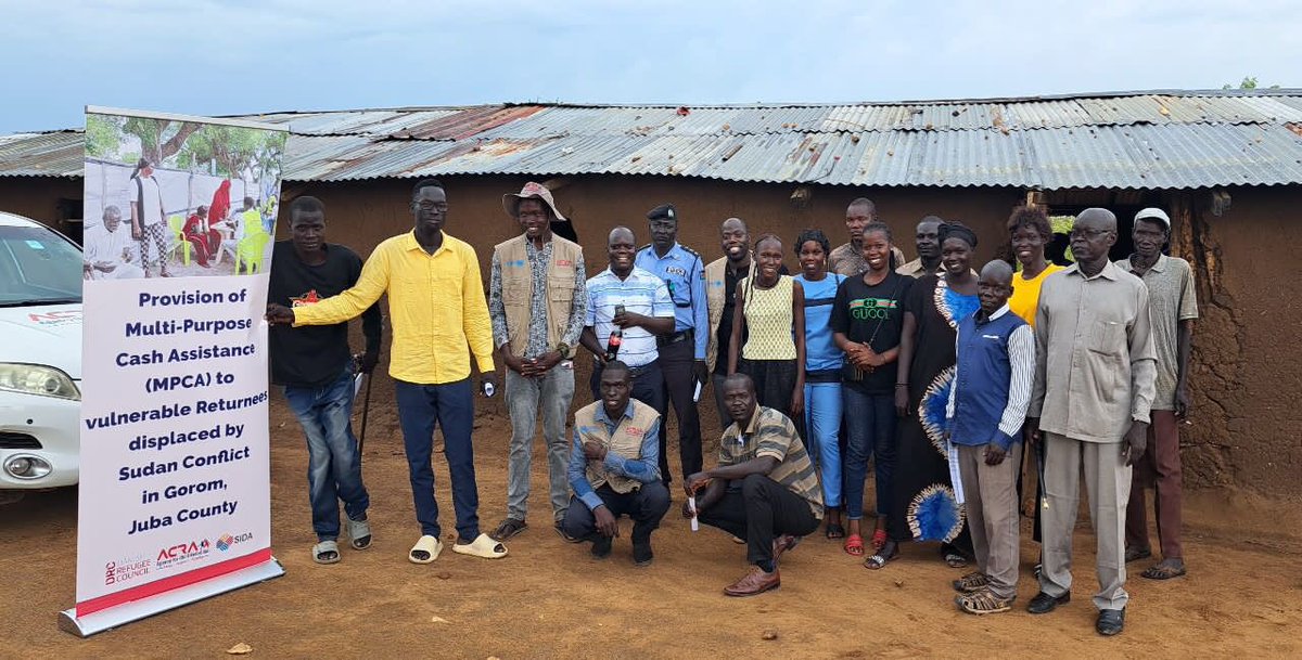 ACRA_SouthSudan's tweet photo. Today we officially launched the Multi-purpose Cash Assistance (MPCA) project with the Gorom Boma stakeholders at the Gorom Community Church in Rejaf Payam- Juba. The project targets vulnerable returnees from the Sudan conflict and is funded by SIDA through the DRC #SouthSudan https://t.co/XCEpV7quoK
