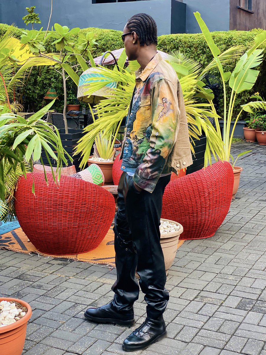 blaize_stephen's tweet image. Mama beer 🌪💀 
New custom jacket 🧥 by @blaize_stephen 

#Gaza #explore #blaizestephens