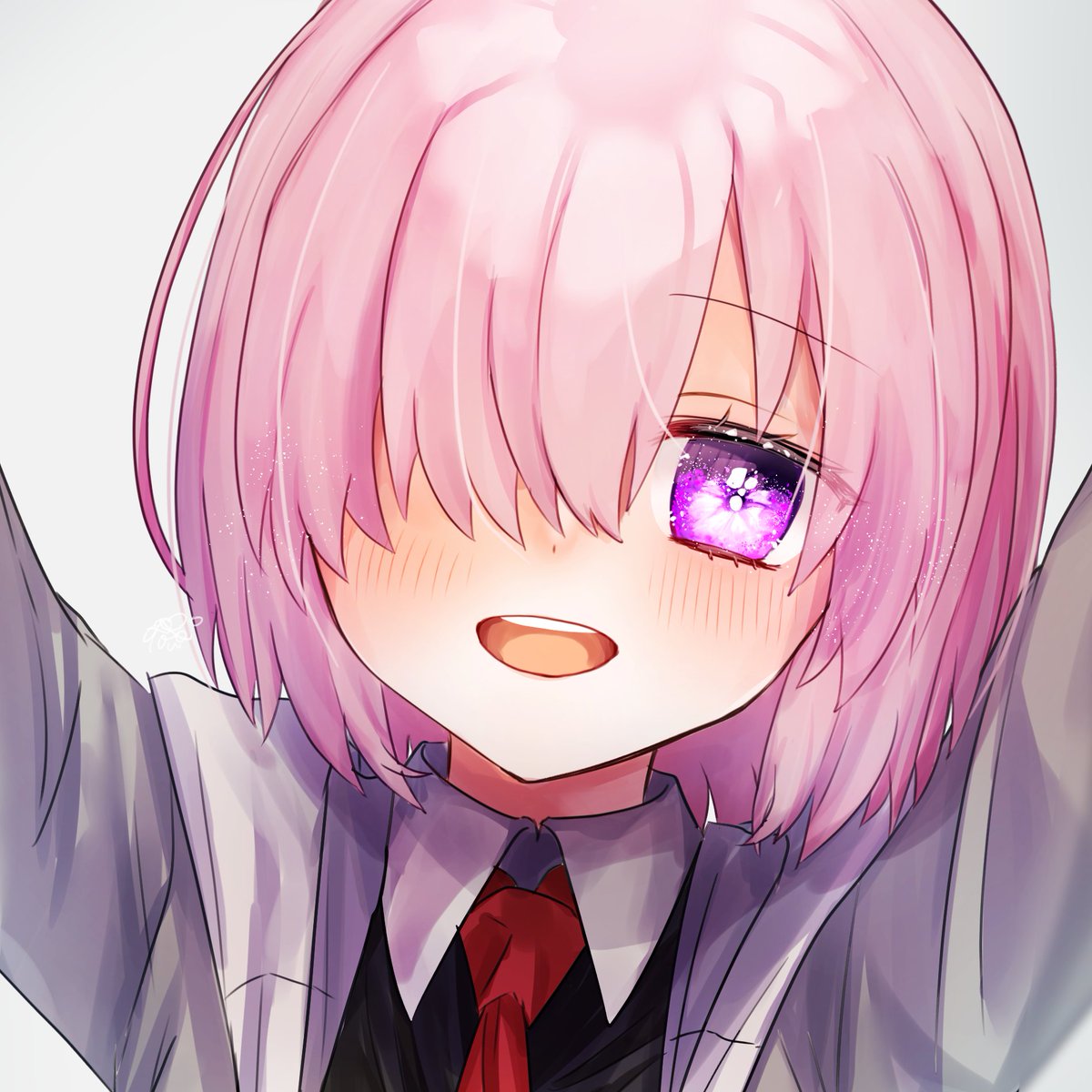 FGO「マシュ～～～!!!!!!よしよしして～～～～!!!!!!!!! #FGO」|はるかっぱのイラスト
