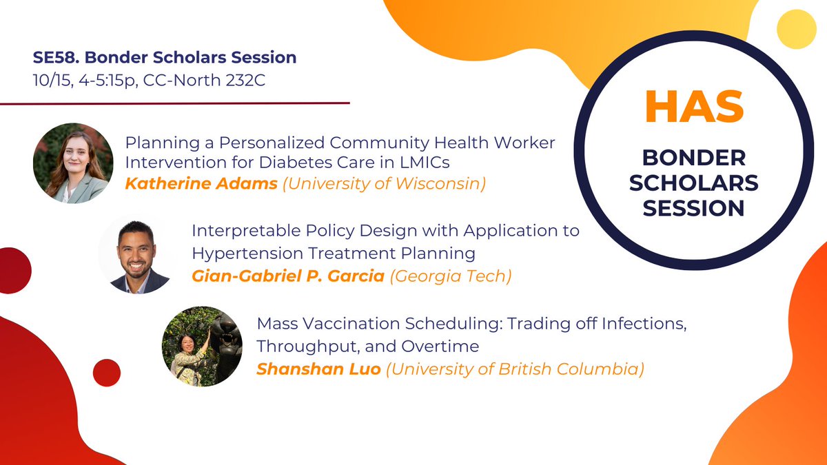 Health@INFORMS tweet media