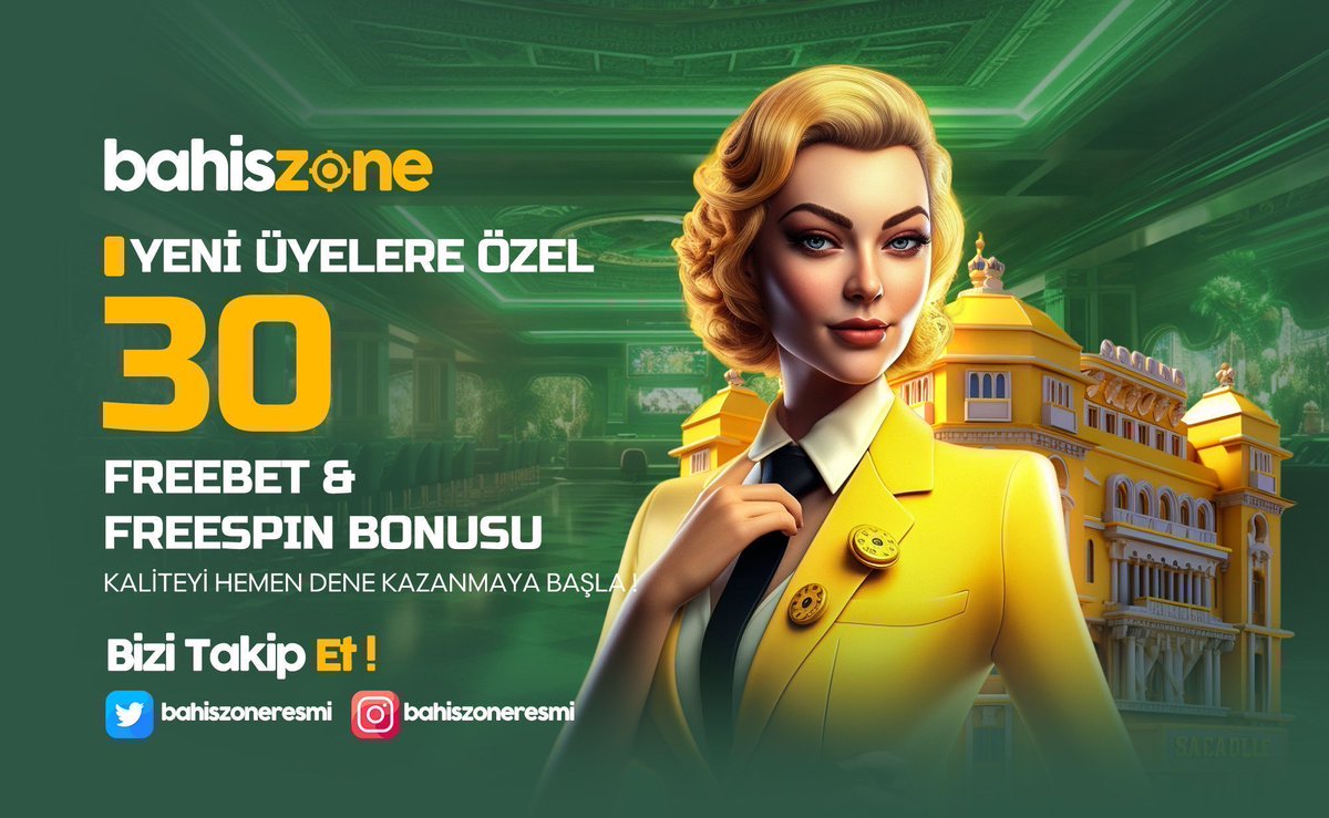 🔸 Yüksek Oran ve Fazla Bahis Seçenekleri ile #BahisZone Farkını Yaşa!

👥 Yeni Üyelere Özel

✅ 30 #FREEBET &amp; #FREESPIN BONUSU

🎉 #BahisZone ‘da Kampanya ve Fırsatlar Bitmez!

✅ Giriş Adresimiz: bit.ly/BahisZone

#FreeBonus #CanlıCasino #Casino