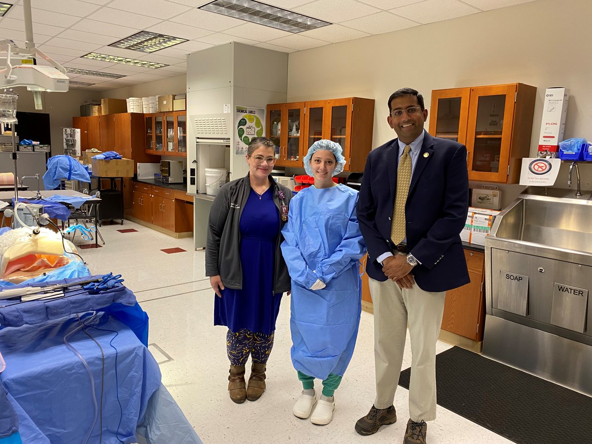 RepVenkat's tweet photo. Yesterday I attended the @AWBeattieCC Fall Open House! It was great to learn about their programs and speak with alumni and current students and teachers. I will continue to support Beattie’s important work to help our students prepare for the careers of tomorrow. https://t.co/sSbsY7MdFC
