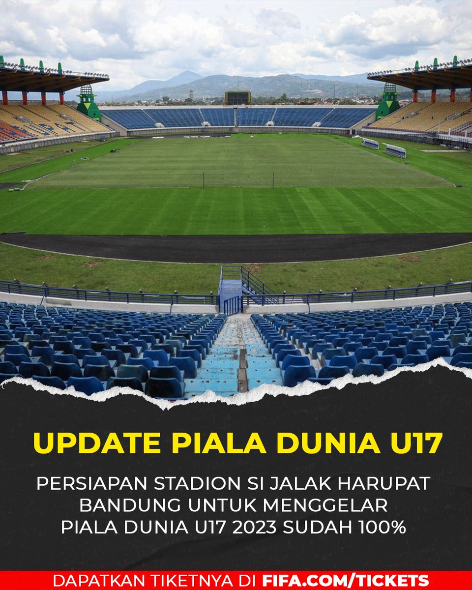 allaboutbolaid's tweet photo. Update Piala Dunia U17:
Persiapan Stadion Si Jalak Harupat sudah 100% #U17Mendunia #KitaGaruda #BersamaGaruda #GarudaMudaMendunia #GarudaMendunia #PialaDuniaU17 #WorldCupU17

10 Oktober G.O.A.T Gurunya Mangga Madrid Ujan Skintific Harum Nestle https://t.co/Ne8Gzgj6Hc