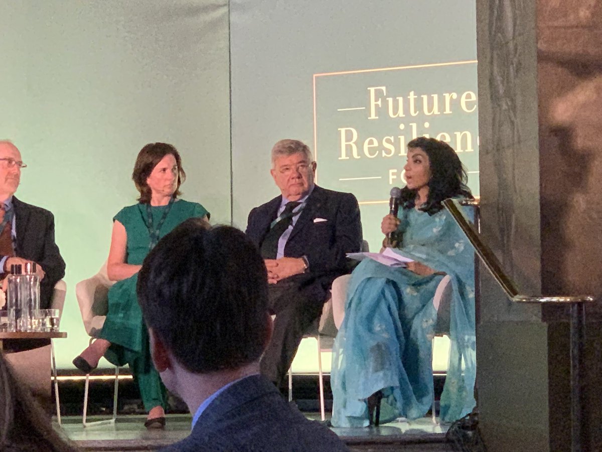 Saida Muna Tasneem, High Commissioner of Bangladesh to the United Kingdom warns the <a href="/FutureResForum/">Future Resilience</a> of the impacts of climate change on crop production in Bangladesh with the threat of a reduction in yields of 8% in rice and 32% in wheat if urgent climate action isn’t taken