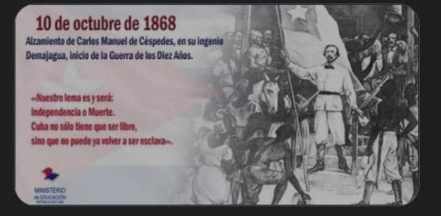 DayaniResco's tweet photo. Desde la Universidad de Ciencias Médicas de Matanzas   recordamos el 155 Aniversario del Inicio de las luchas por la independencia el 10 de octubre de 1868✊🏻✊🏻✊🏻
@FeuMtz @ucmm_rector @FeuCuba #feu_ucmmtz #matancerosenvictoria https://t.co/5DfUGwpLec