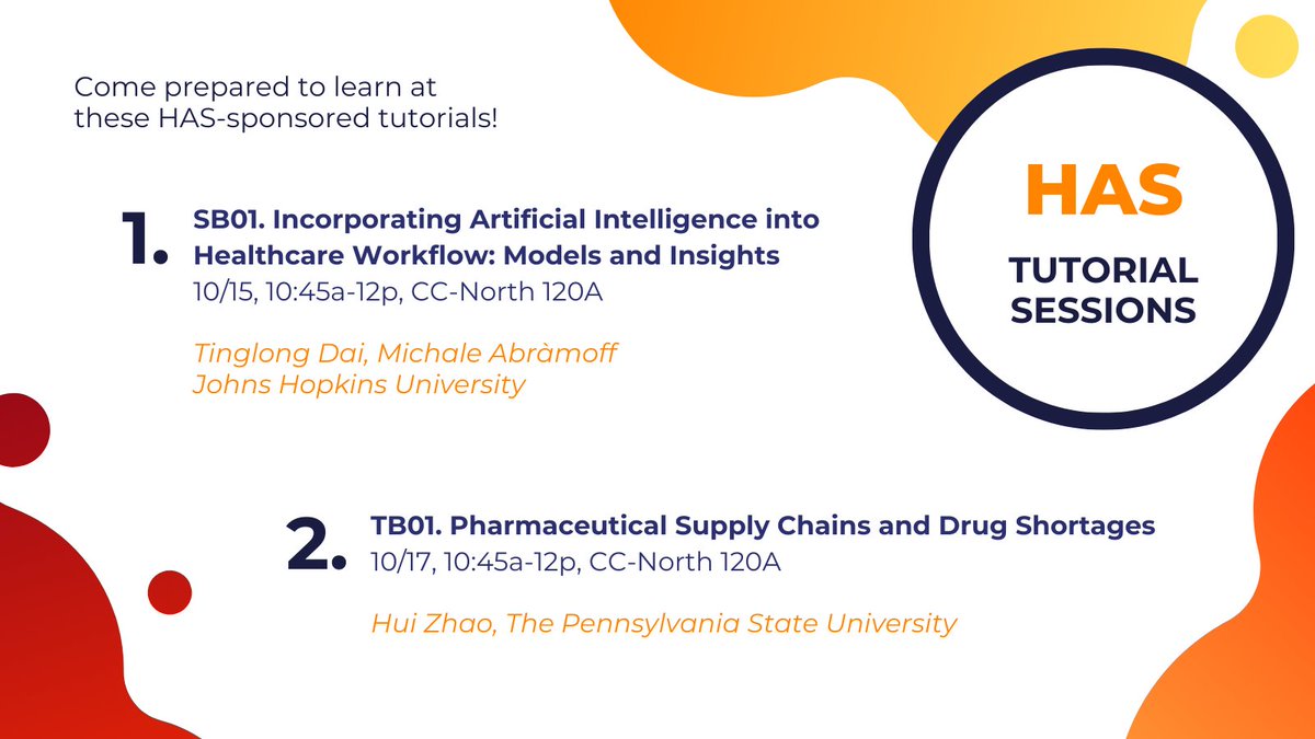 Health@INFORMS tweet media