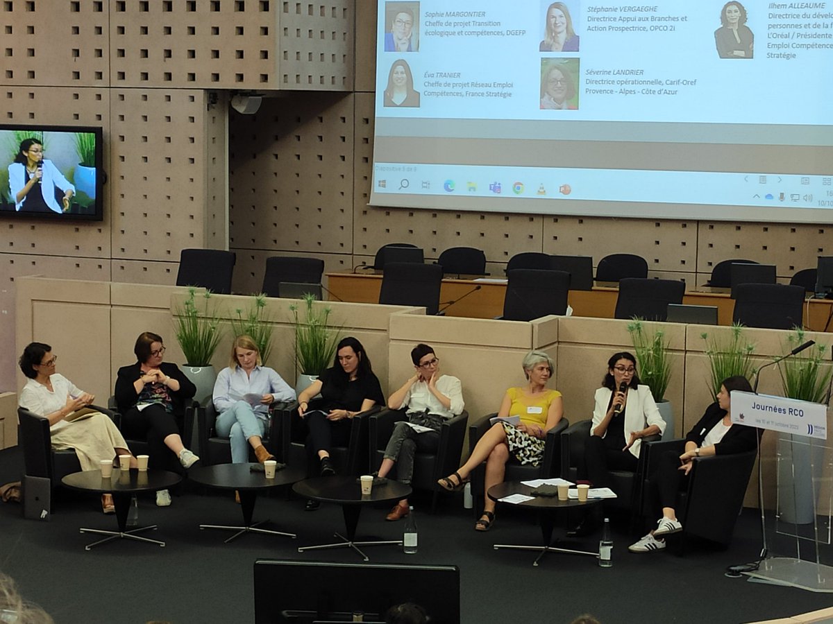 Ilhem Alleaume, présidente du #reseauemploiscompetences est le grand témoin de notre table ronde sur la transition écologique.