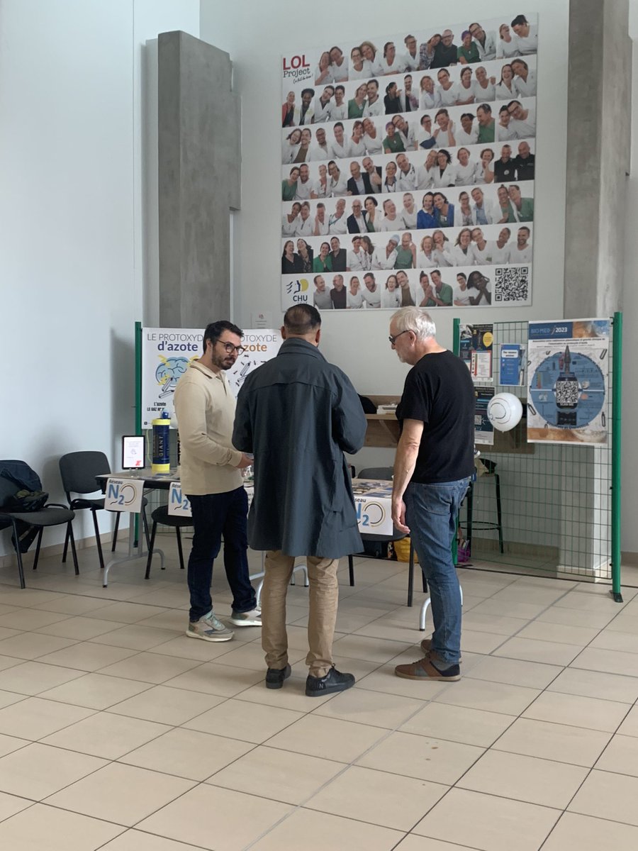 FiliereProto's tweet image. La Filière N2O était présente ce matin à l’Institut Coeur Poumon au @CHU_Lille pour discuter autour de la thématique du #gazhilarant à l’occasion de la fête de la science
