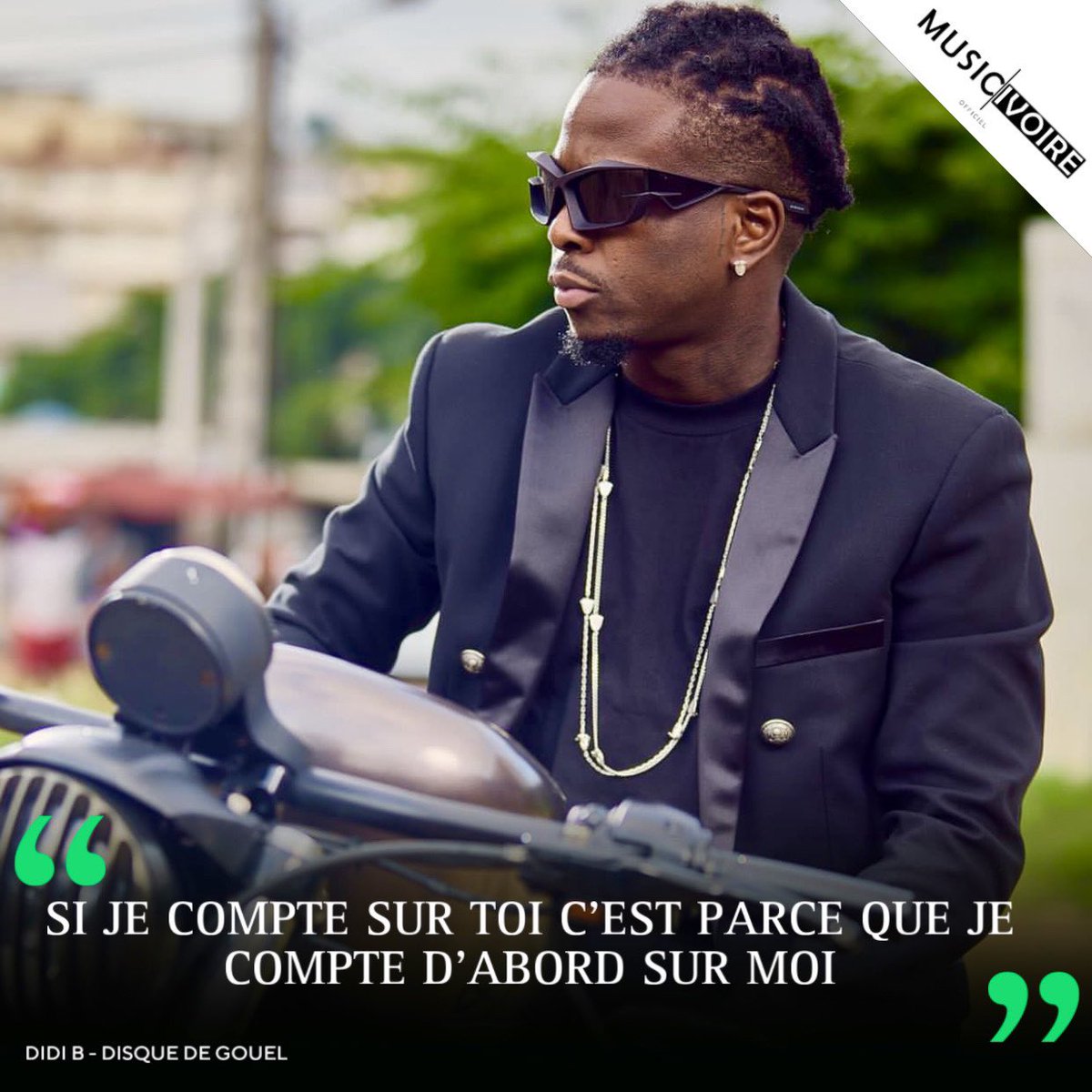 musicivoire_off's tweet photo. @didibofficial vient de sortir son nouveau single DISQUE DE GOUEL .
Bien vrai que le clip est simple mais les textes sont assez profondes , comme  nous avons l’habitude de voir avec cet artiste 👏🏾.

Que pensez-vous du son  après écoute ��🏼 ???
#musicivoire🇨🇮 https://t.co/EZD9pIQ6Fj