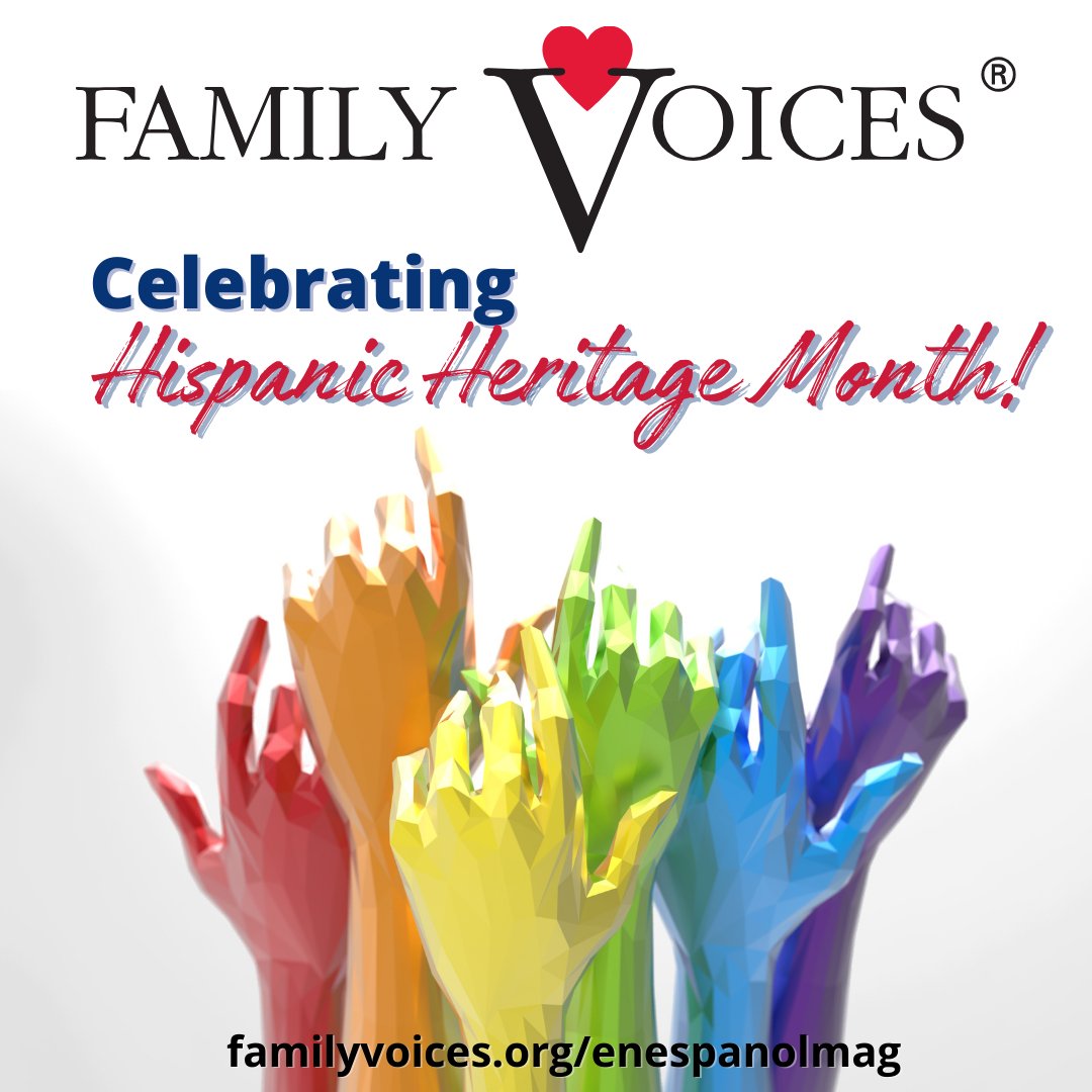 We're not done celebrating #HispanicHeritageMonth! Learn more about our partnerships with Hispanic families at familyvoices.org/enespanolmag. #CYSHCN #FamilyEngagement #HealthEquity #LanguageAccess