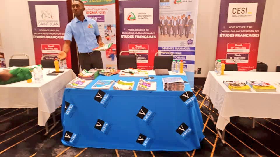 [Rendez-vous]
Retrouvez nos équipes au SAPEF du 10 au 11 Octobre 2023 à Yaoundé au <a href="/HILTONYAOUNDE/">HILTON YAOUNDE</a>  pour avoir toutes les informations nécessaires sur le programme Vatel  Hotel &amp; Tourism Management School.

<a href="/CampusFranceCam/">CampusFrance Cameroun</a> 
#sapef_2023