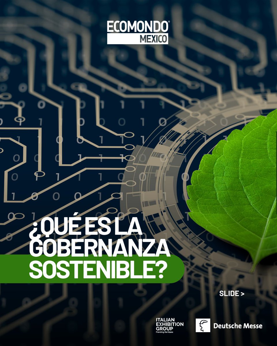 EcomondoMx's tweet photo. 💡 ¿Qué es la Gobernanza Sostenible?

Es el sistema de toma e implementación de decisiones que guía a las organizaciones hacia objetivos de negocio y desarrollo que son amigables con el medio ambiente y beneficiosos para la sociedad. 🤝🌱

#GobernanzaSostenible #Sostenibilidad https://t.co/8XZQ9F9v6f