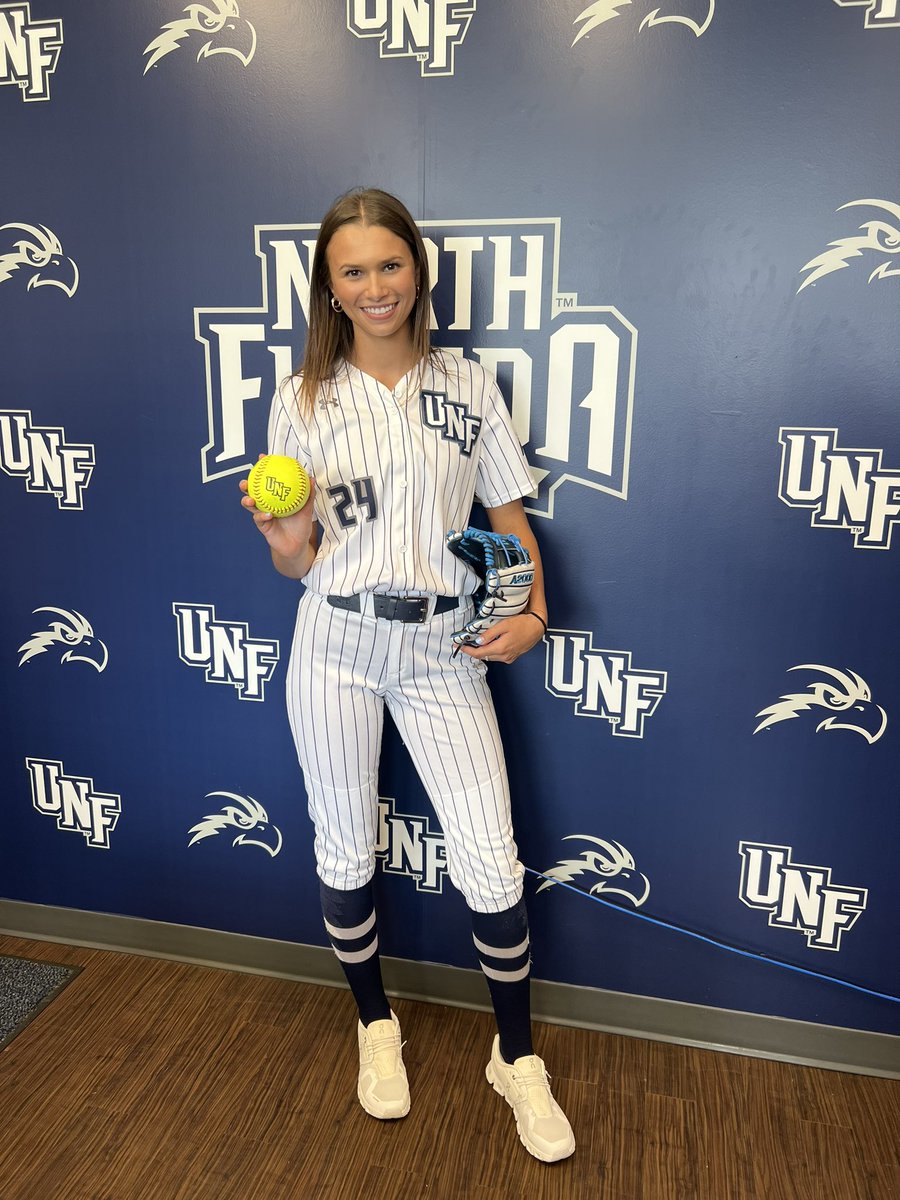 I had a great visit at UNF last weekend! So blessed to receive my 1st offer! I can’t wait to see what the future holds💙🤍 <a href="/JeffConrad10/">Jeff Conrad</a> <a href="/CoachMarioH/">Mario Hernandez</a> <a href="/amber_fiser/">Amber Fiser</a> <a href="/OspreySB/">UNF Softball</a>