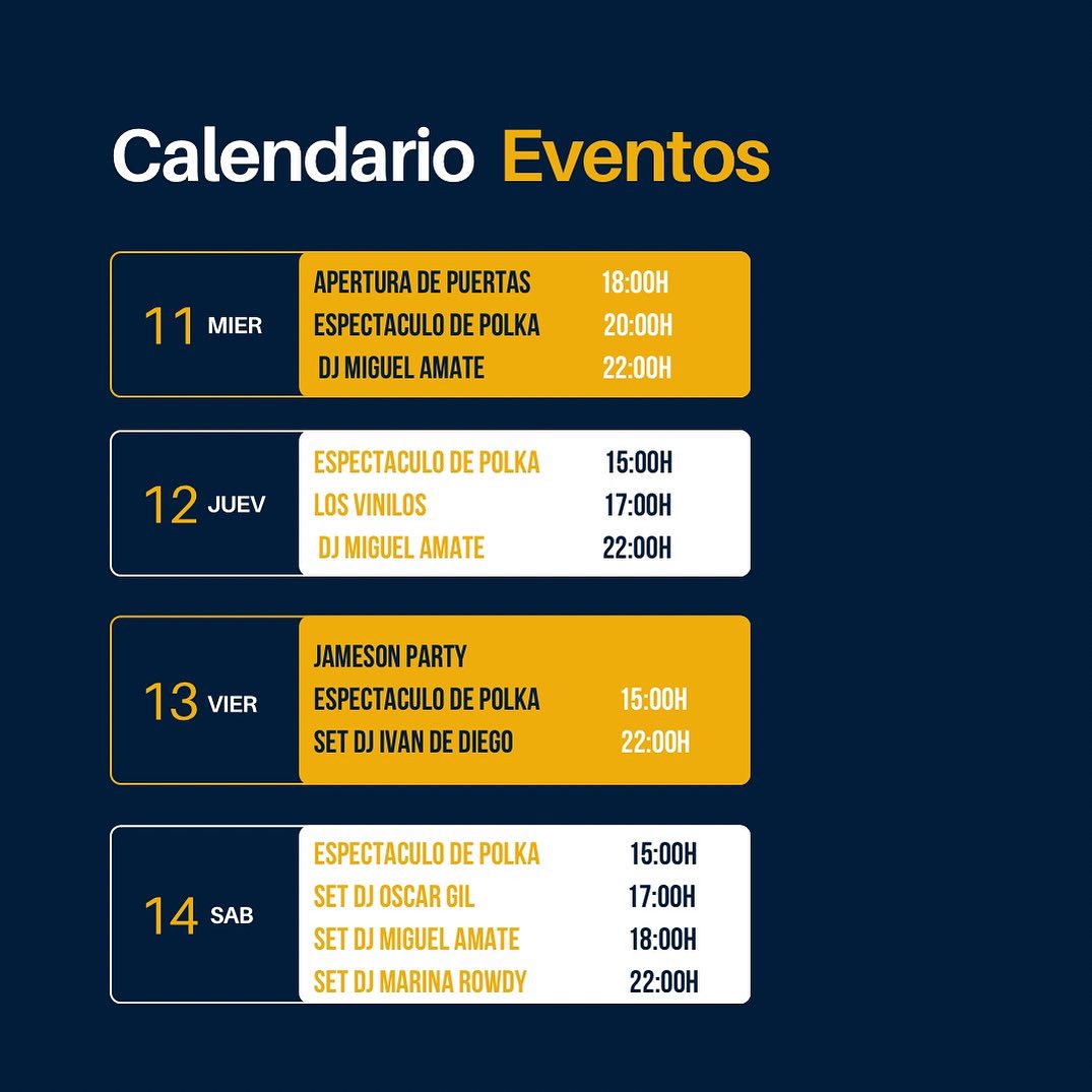Culturalmeria's tweet photo. 🍻 Mañana por la tarde y hasta el 21 de octubre abre sus puertas el genuino Oktoberfest, de la mano de la Paulaner oficial y otras variedades. 
📣 CAMBIO DE UBICACIÓN: Puerto de Almería.
#AlmeriaEScultura @aytoalm @windcruz https://t.co/bsrZzwkKWi
