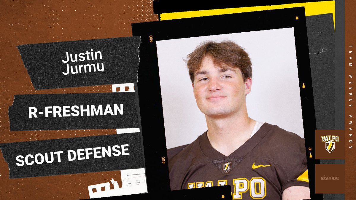 valpoufootball's tweet photo. 👍 SCOUT TEAM PLAYERS OF THE WEEK 👍

🏈 @AlexGoworowski, Offense 
🏈 @_Jurmu_, Defense 
🏈 @BeidlNick, Special Teams 

#GoValpo https://t.co/wX5oZdBBFb
