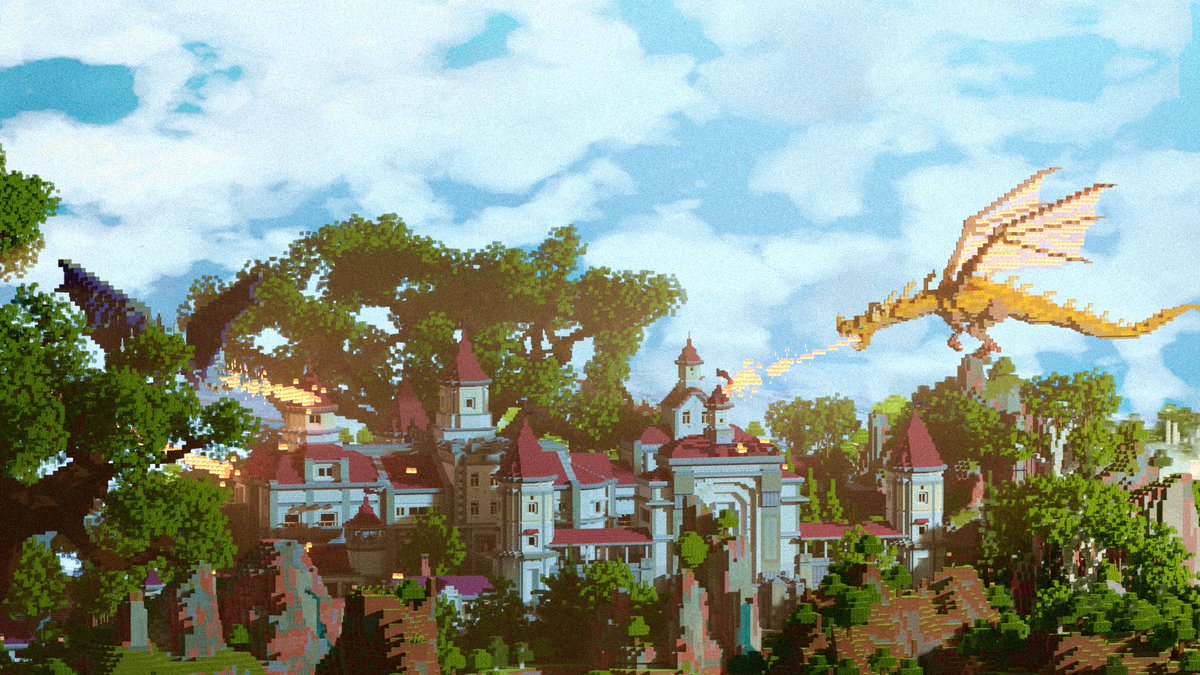 FGStudio23's tweet photo. News everybody! #Minecraft 
The kingdom is in danger, but you're stronger than that!

+ Multiplayer friendly
+ Stunning views
+ Unique interiors

Get it here! https://t.co/BF09f5jLZj https://t.co/WsOXsqVN5c