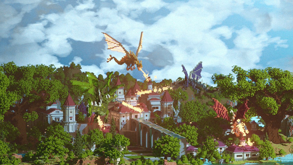 FGStudio23's tweet photo. News everybody! #Minecraft 
The kingdom is in danger, but you're stronger than that!

+ Multiplayer friendly
+ Stunning views
+ Unique interiors

Get it here! https://t.co/BF09f5jLZj https://t.co/WsOXsqVN5c