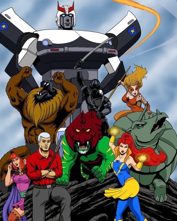 All of THIS! 80s cartoon Love.