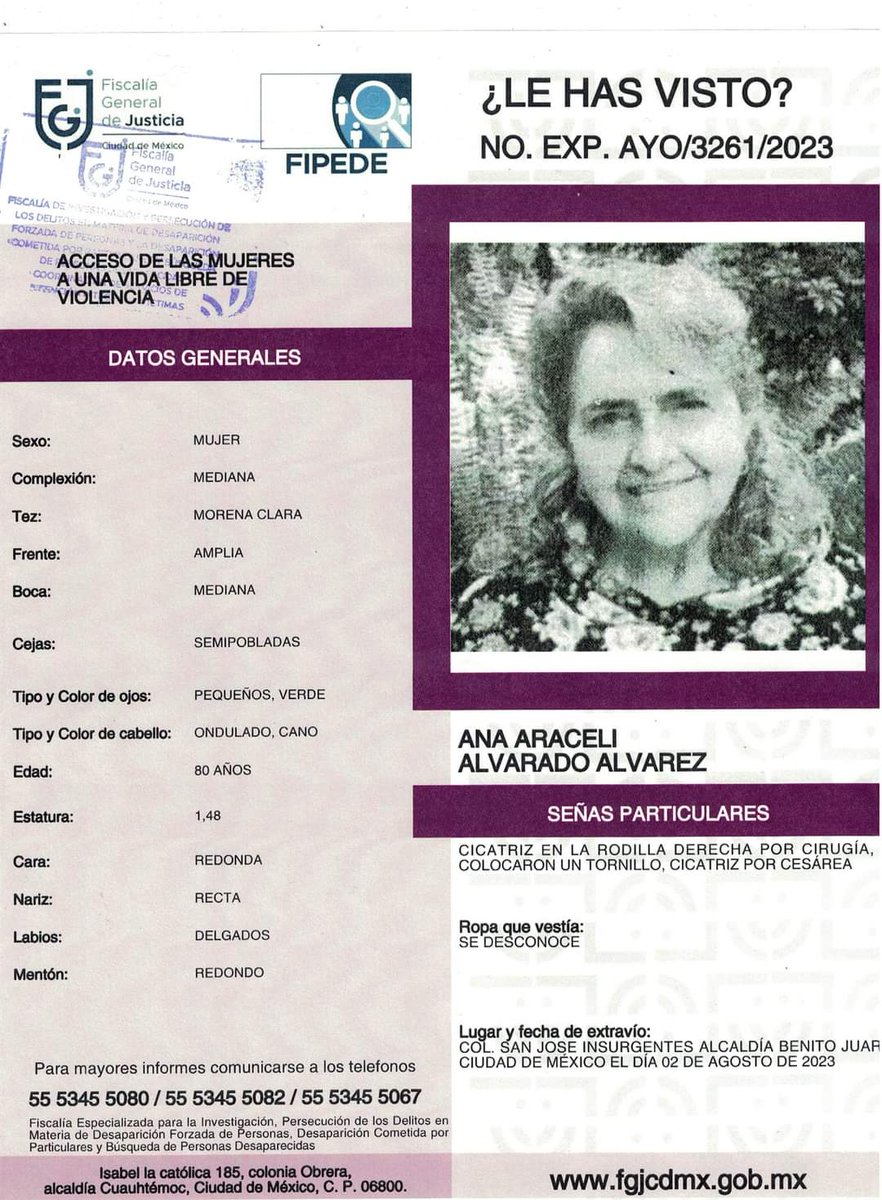 Morecitta's tweet photo. Por favor, RT. Si saben algo, repórtenlo... es una querida amiga. Gracias por 🙏 https://t.co/OoaQSHm5HG
