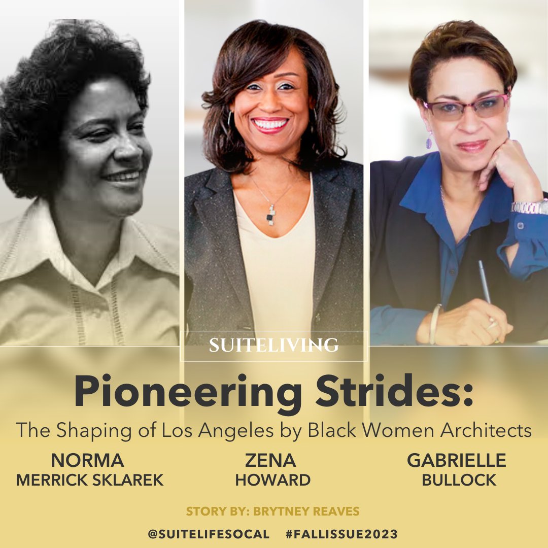 suitelifesocal's tweet image. ✨ #InThisIssue ✨

Pioneering Strides: 
The Shaping of Los Angeles by Black Women Architects

By: Brytney Reaves @billionaire.bryt

See link in bio or visit linktr.ee/suitelifesocal

#FallIssue #BlackWomenArchitects #SuiteLiving #SuiteLifeSoCal #TrailblazersInDesign