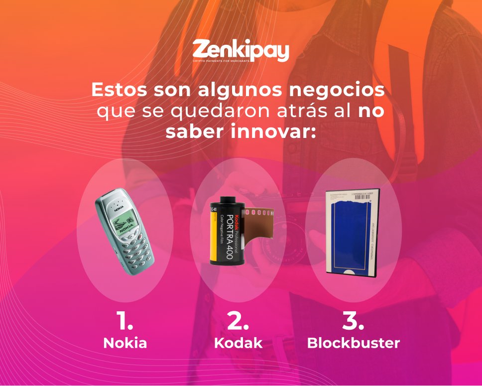 Zenkipay's tweet photo. La innovación es clave para mantener tu negocio a flote,  integra Zenkipay en tu negocio y no te quedes atrás.

#Zenkipay #Paywithcrypto #Criptomonedas #Cryptos #cryptopayments  #inversion https://t.co/XohhEXXNM7