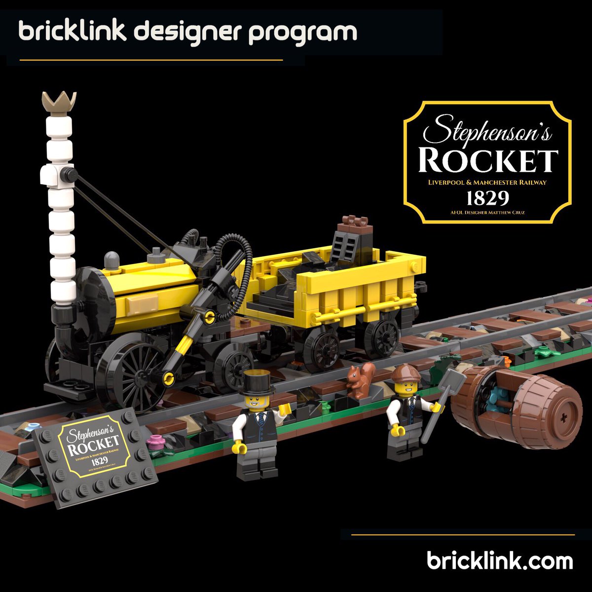MadDadBricks's tweet photo. 🚂💛🛤️ Step into the past with us! We're on the brink of bringing the iconic Stephenson's Rocket 1829 LEGO set to life, but we need YOUR help to make it happen. 🌟

https://t.co/ISDAOb7uS0

#StephensonsRocket #BricklinkDesignerProgram

#lego #bricklink #afol #legomoc #legotrain https://t.co/UM6T7MkBDW
