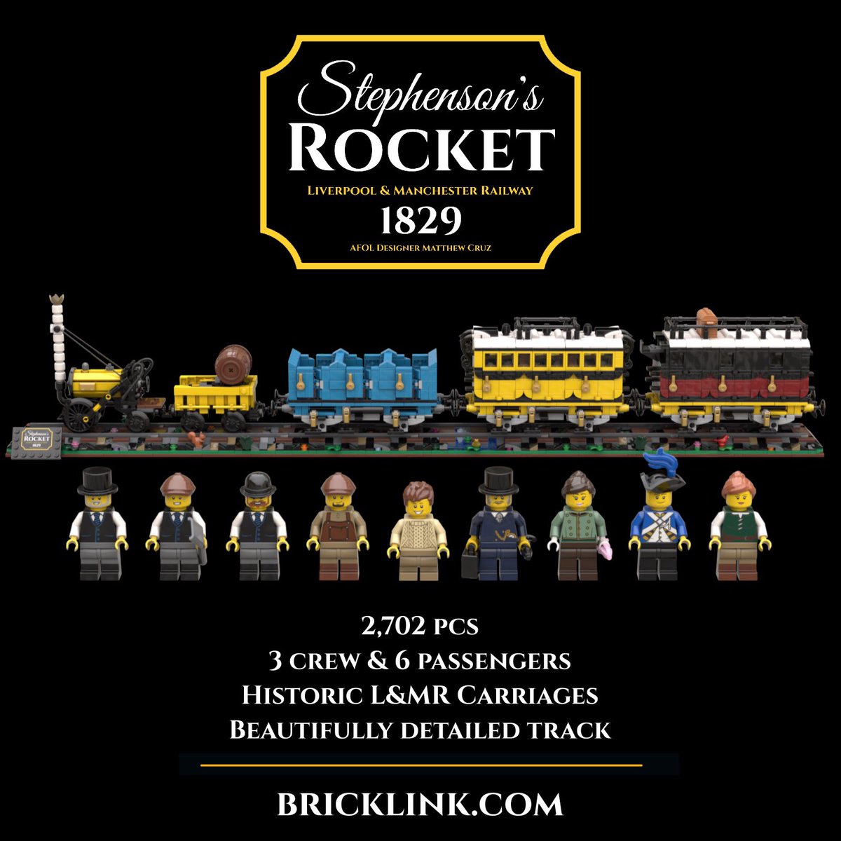MadDadBricks's tweet photo. 🚂💛🛤️ Step into the past with us! We're on the brink of bringing the iconic Stephenson's Rocket 1829 LEGO set to life, but we need YOUR help to make it happen. 🌟

https://t.co/ISDAOb7uS0

#StephensonsRocket #BricklinkDesignerProgram

#lego #bricklink #afol #legomoc #legotrain https://t.co/UM6T7MkBDW