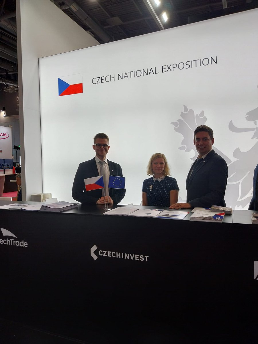 StartupsCZ's tweet photo. @MSV_Brno 2023 was officialy opened! We are proud to be here and talk personally with #great #startups, #czechtech #companies and our partners at Czech national exposition 💯 @CzechInvest_CZ @TACR_cz @CzechTrade @mpo_tweetuje @mzvcr #czechia 🇨🇿 https://t.co/jXSEc7nxsX