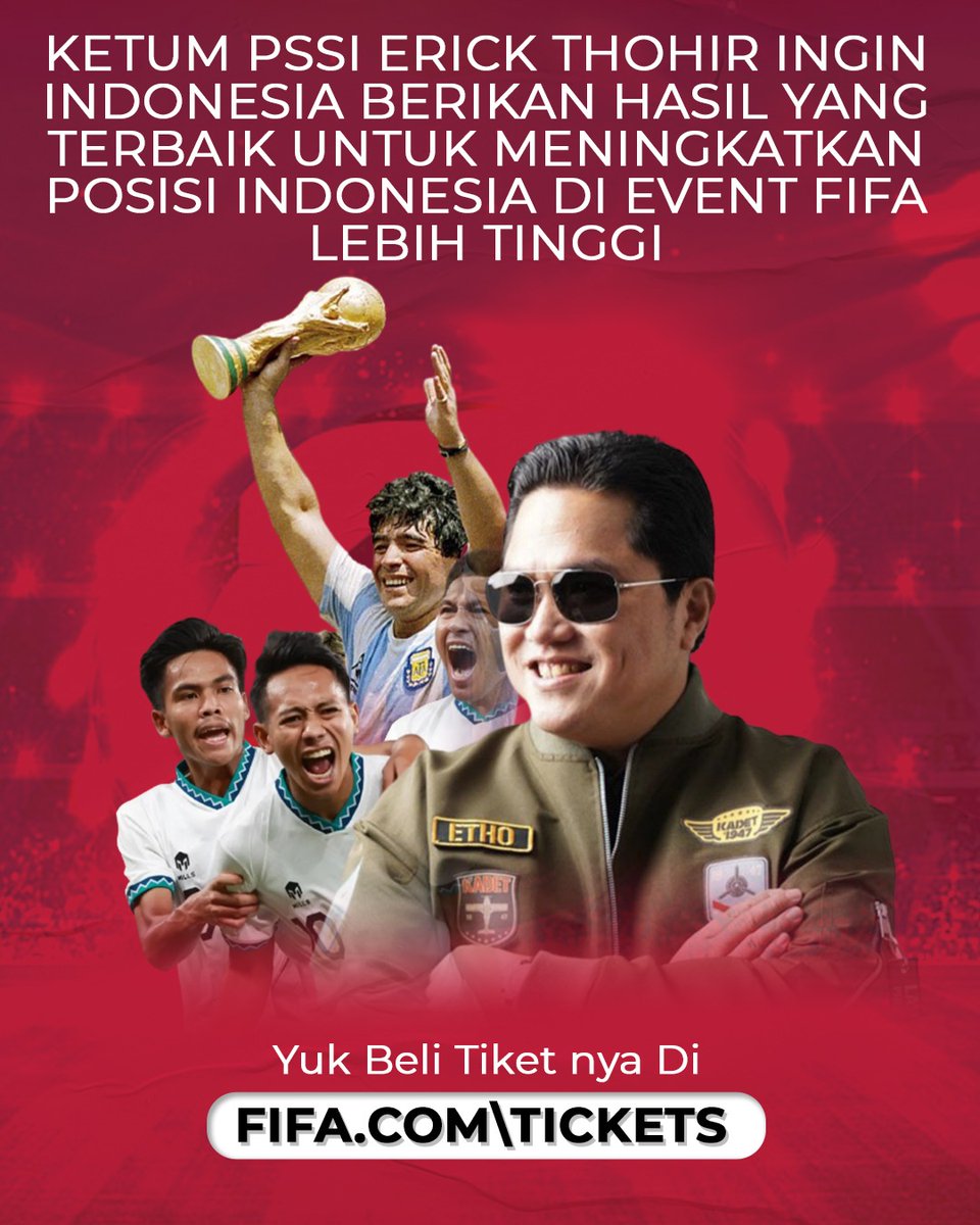 allaboutbolaid's tweet photo. Erick Thohir ingin timnas Indonesia berikan hasil terbaik di Piala Dunia U17 untuk tingkatkan posisi #U17Mendunia #KitaGaruda #BersamaGaruda #GarudaMudaMendunia #GarudaMendunia #PialaDuniaU17 #WorldCupU17

10 Oktober G.O.A.T Gurunya Mangga Madrid Ujan Skintific Harum Nestle https://t.co/6I0ItLyNX4