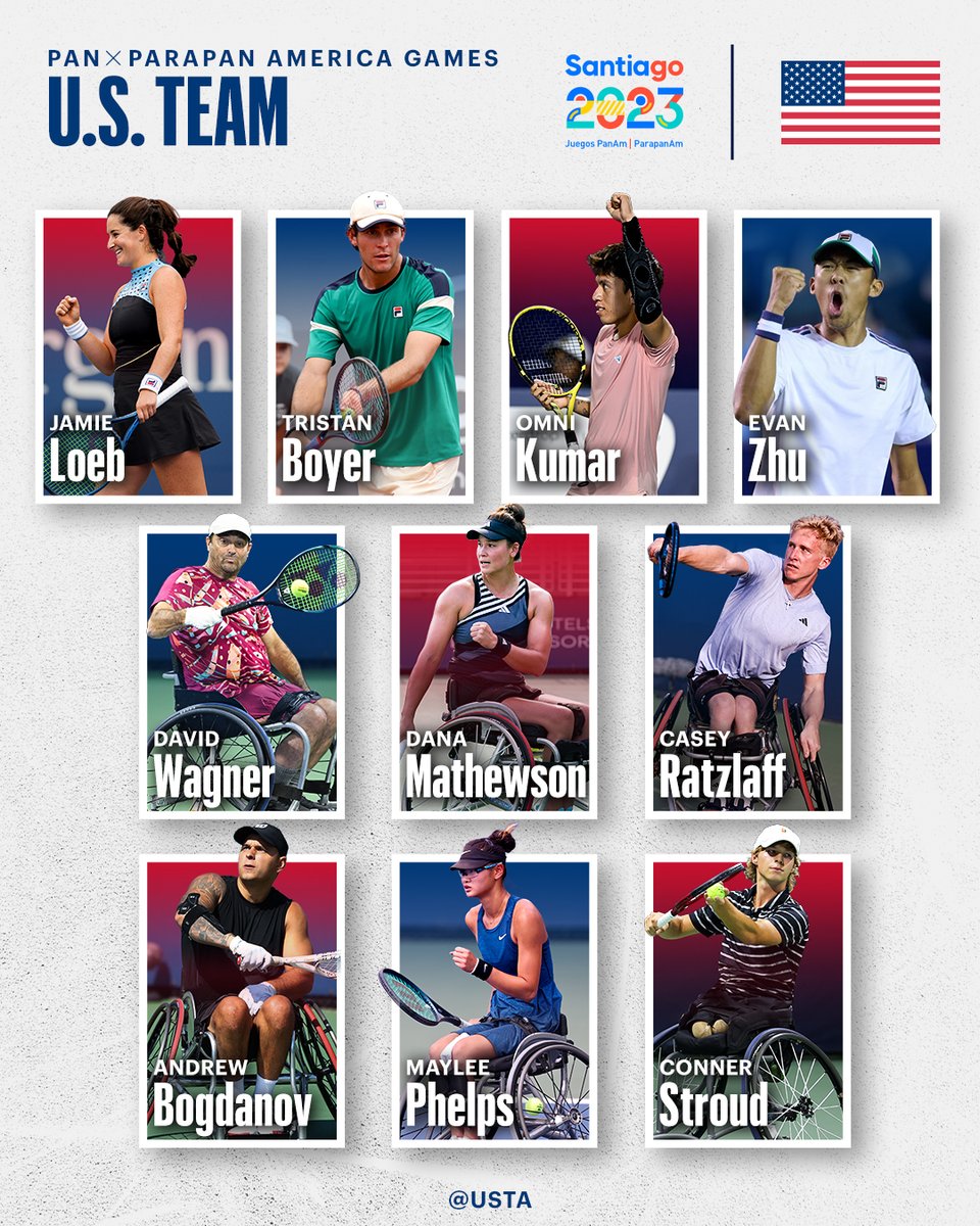usta's tweet photo. Ready to represent!

🔟 athletes will head to Santiago, Chile for the Pan and Parapan America Games! https://t.co/xx8hfkNJXu