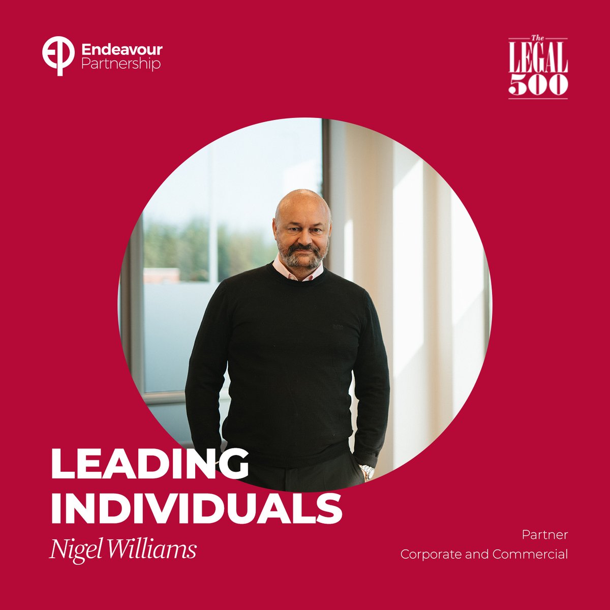 Endeavour_law's tweet photo. Congratulations to three of our partners on being recognised as leading individuals in The Legal 500 Guide 2024.
Ged Flanagan, head of dispute resolution.
Nigel Williams, corporate and commercial partner.
Nik Tunley, head of corporate and commercial.
#Legal500 #TeamEP https://t.co/UlCsqgH4IO
